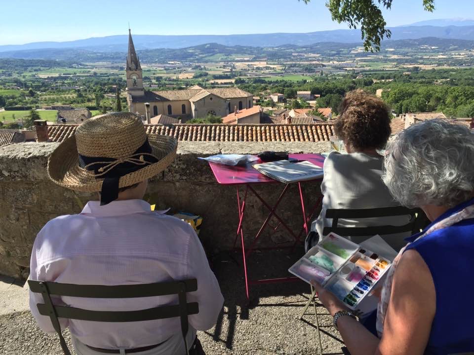 Provence Art Retreat painting-Bonneier-France
